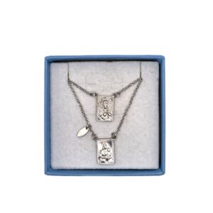 Scapolare Madonna del Carmine Argento 925