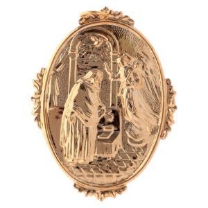Medaglione confraternita scena Annunciazione