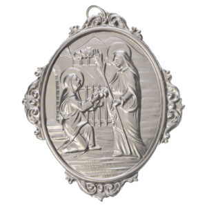 Medaglione confraternita Visita Madonna a S. Elisabetta