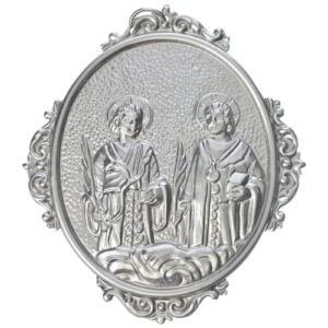 Medaglione confraternite SS. Cosma e Damiano