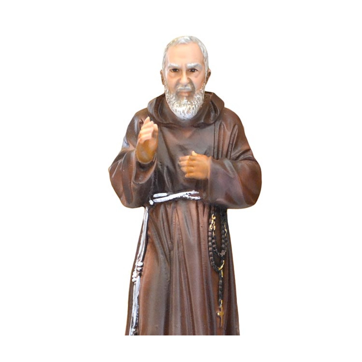 Statua San Padre Pio in resina 30 cm - immagine 3