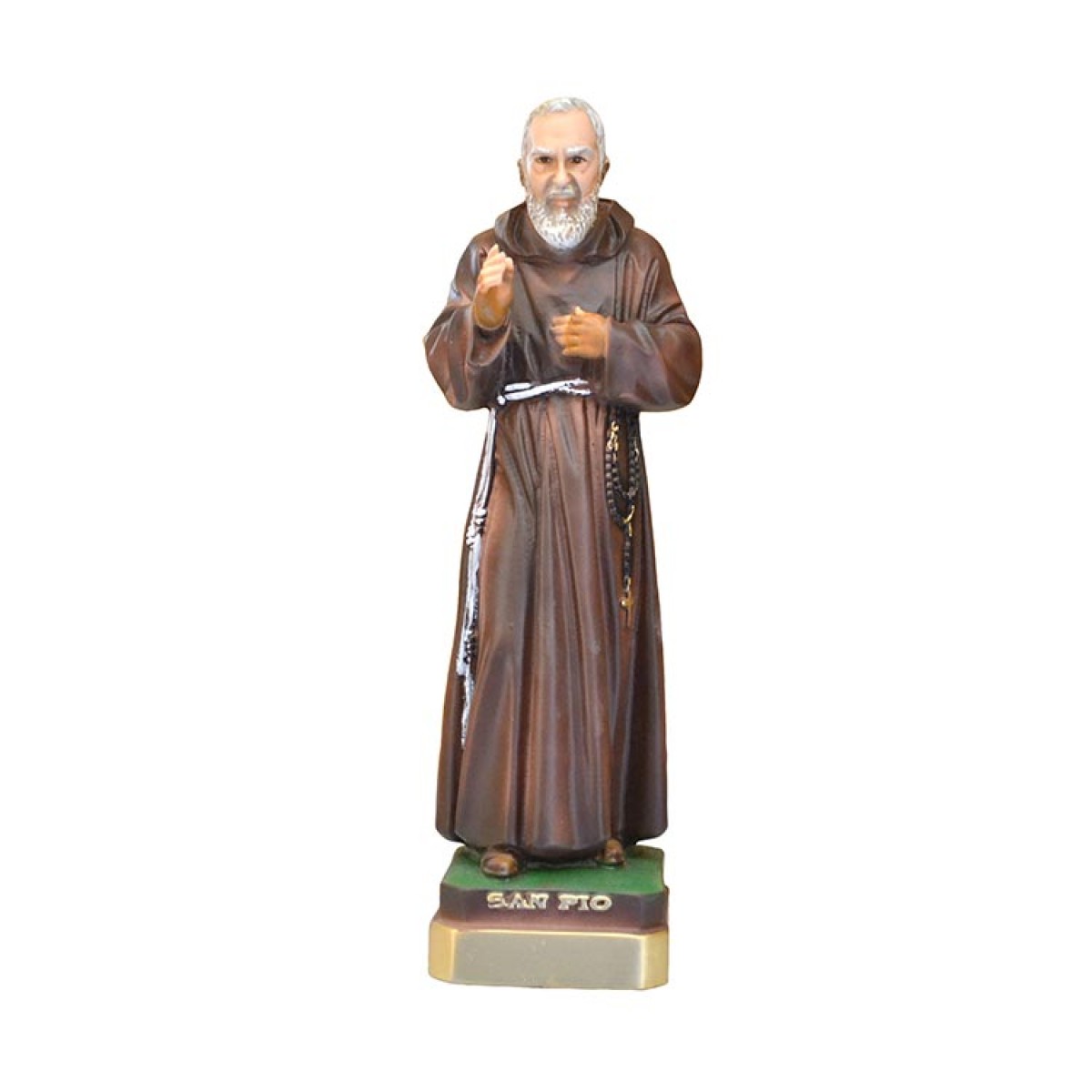 Statua San Padre Pio in resina 30 cm