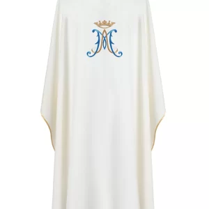Casula bianca mariana 100% poliestere
