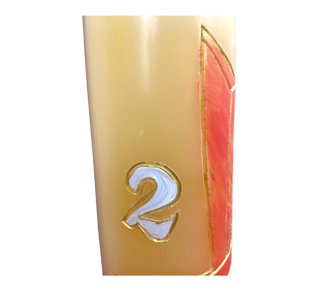 Cero Pasquale dipinto modello Intagliato - Image 2