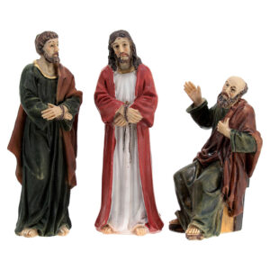 Scena condanna di Gesù Caifa Barabba statue 9