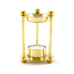 Brucia incenso tre colonne con lumino 11 cm