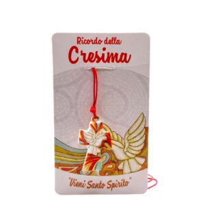 Pendente Ricordo Cresima Con Cartoncino
