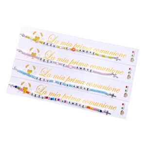 Bracciale la mia Prima Comunione "Gesù è Amore"