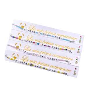 Bracciale la mia Prima Comunione "Vivere con Gesù"