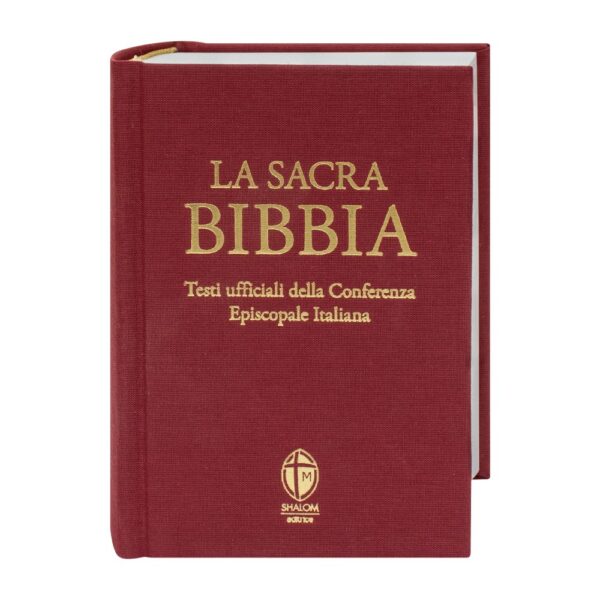 La Sacra Bibbia In Tela Rossa