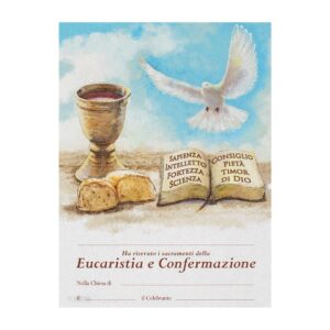 Pergamena Comunione E Cresima 100 pz