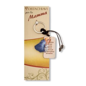 Portachiavi con Madonna Festa della Mamma