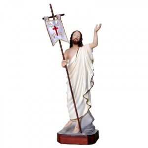 Statua Gesù Risorto in resina 30 cm