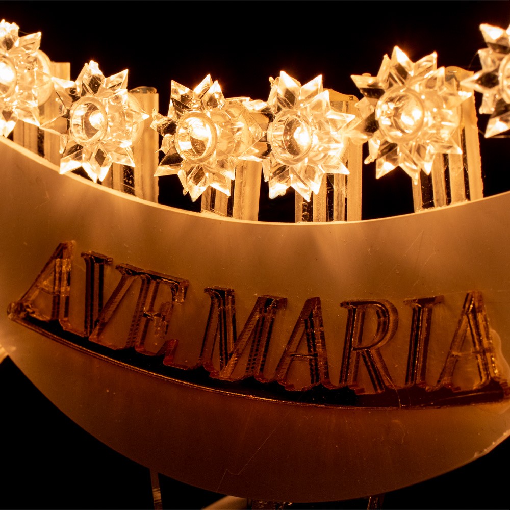 Lumiera In Plexiglass Ave Maria 24 cm - immagine 4