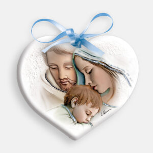 Quadretto Nascita Cuore - Sacra Famiglia