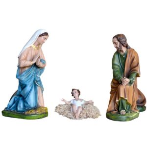 Natività Napoletana in resina 67 cm 3 pezzi