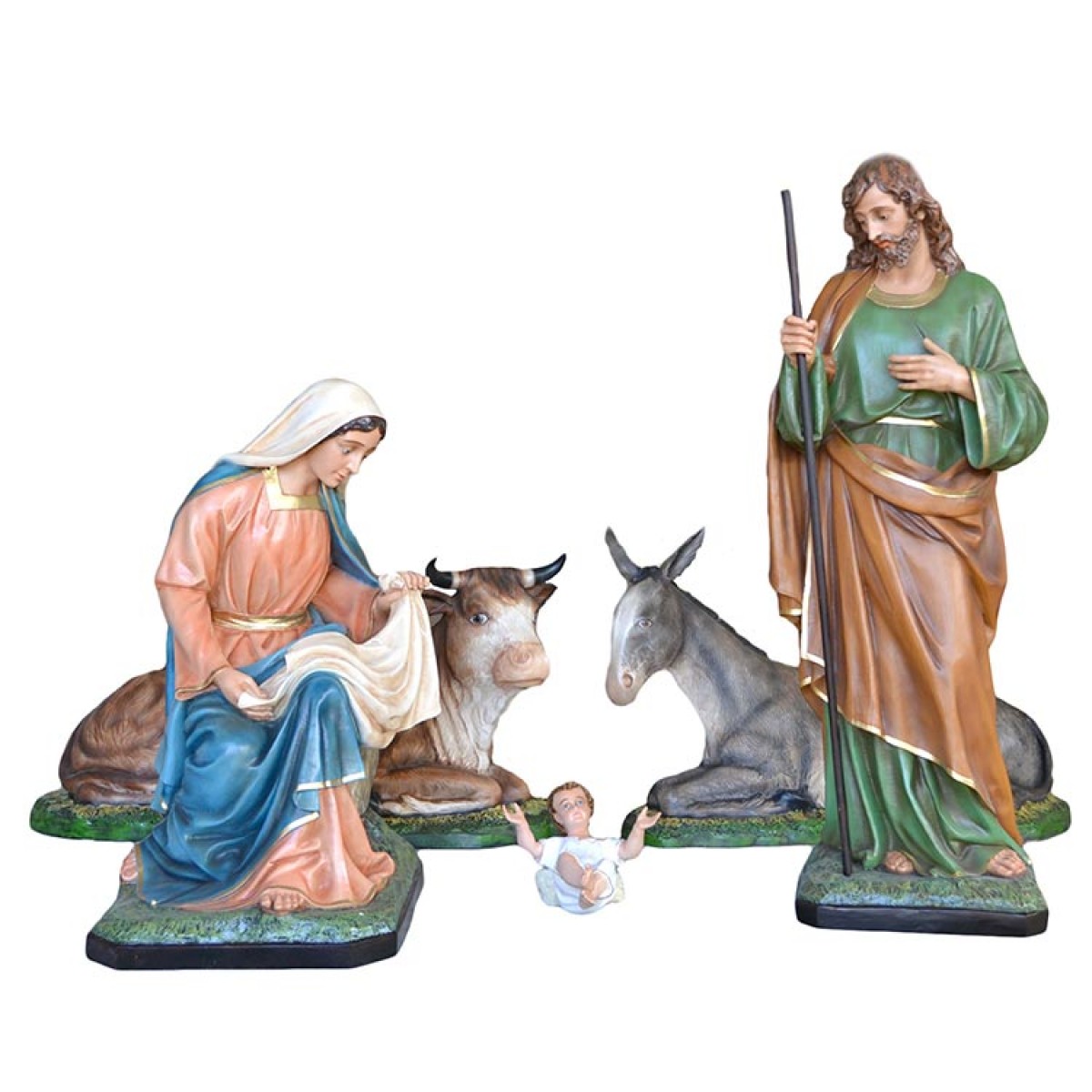 Natività Napoletana in vetroresina 160 cm pezzi 5