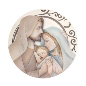Capoletto - Tondo base in legno - Sacra Famiglia