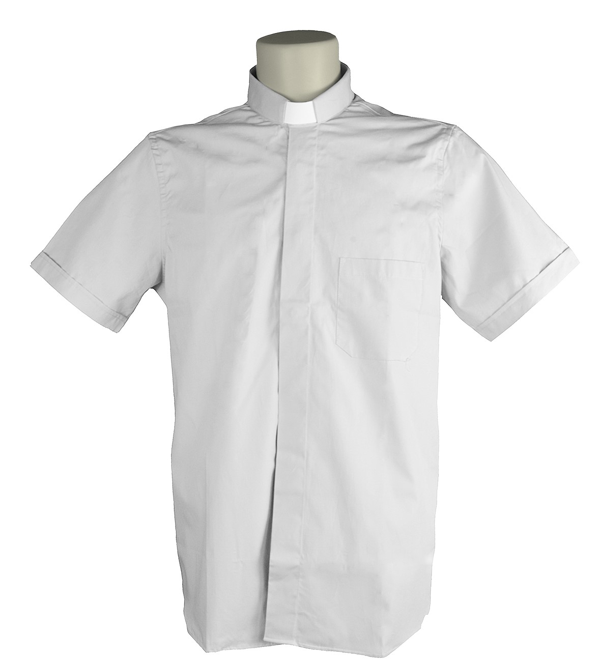 Camicia Clergyman BIANCO mezza manica
