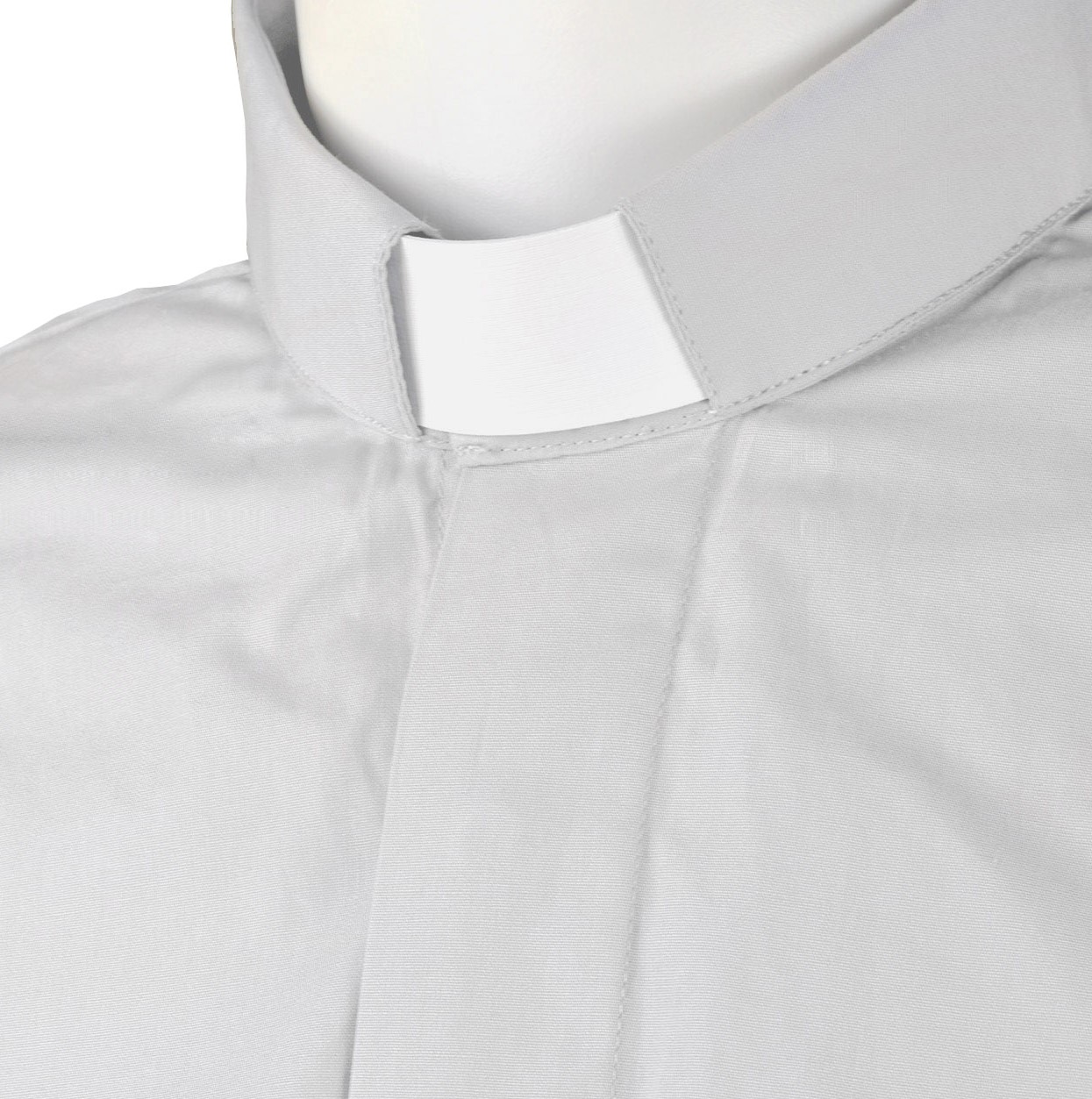 Camicia Clergyman BIANCO mezza manica - immagine 2