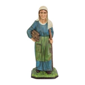 Donna Anziana in resina 100 Cm