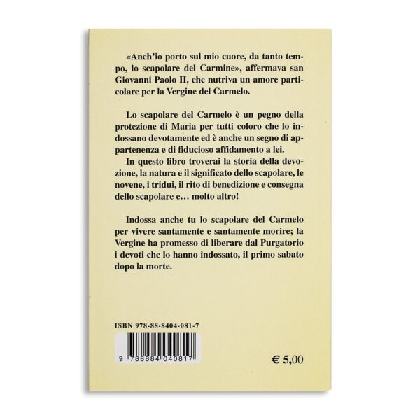 Lo Scapolare Del Carmelo Shalom - Image 2