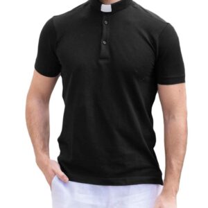Polo Clergy NERO