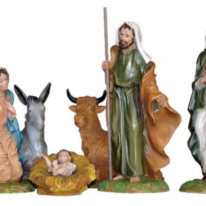 Natività in resina 30 cm - 12 pezzi