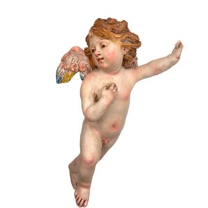 Putto stile napoletano 16 cm in terracotta