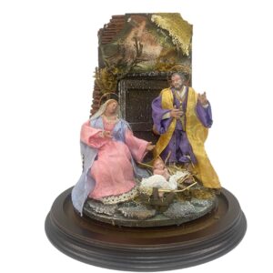 Natività in campana Pastori da12 cm