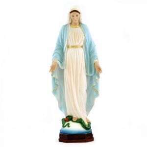 Statua Madonna Miracolosa in resina 60 cm