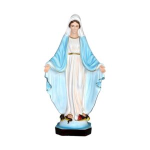 Statua Madonna Miracolosa in resina 85 cm