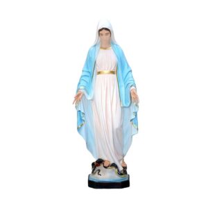 Statua Madonna Miracolosa in vetroresina 120 cm