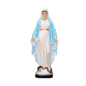 Statua Madonna Miracolosa in vetroresina 180 cm