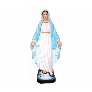 Statua Madonna Miracolosa vetroresina 160 cm