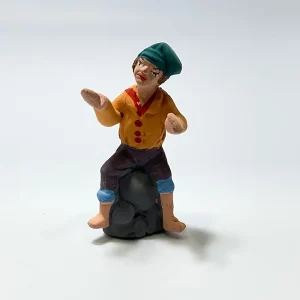 Pescatore 4 cm Pastori in Terracotta