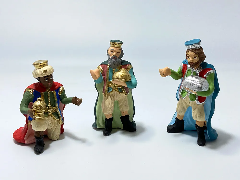 Magi 7 cm Pastori in Terracotta