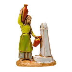 Pastore statuina Donna alla fontana 3,5 cm