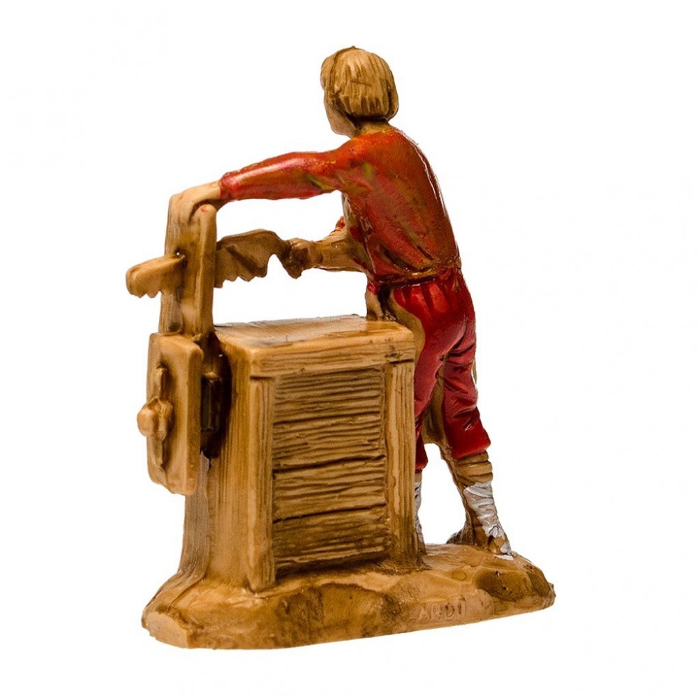 Pastore Statuina Falegname 3,5cm - immagine 3