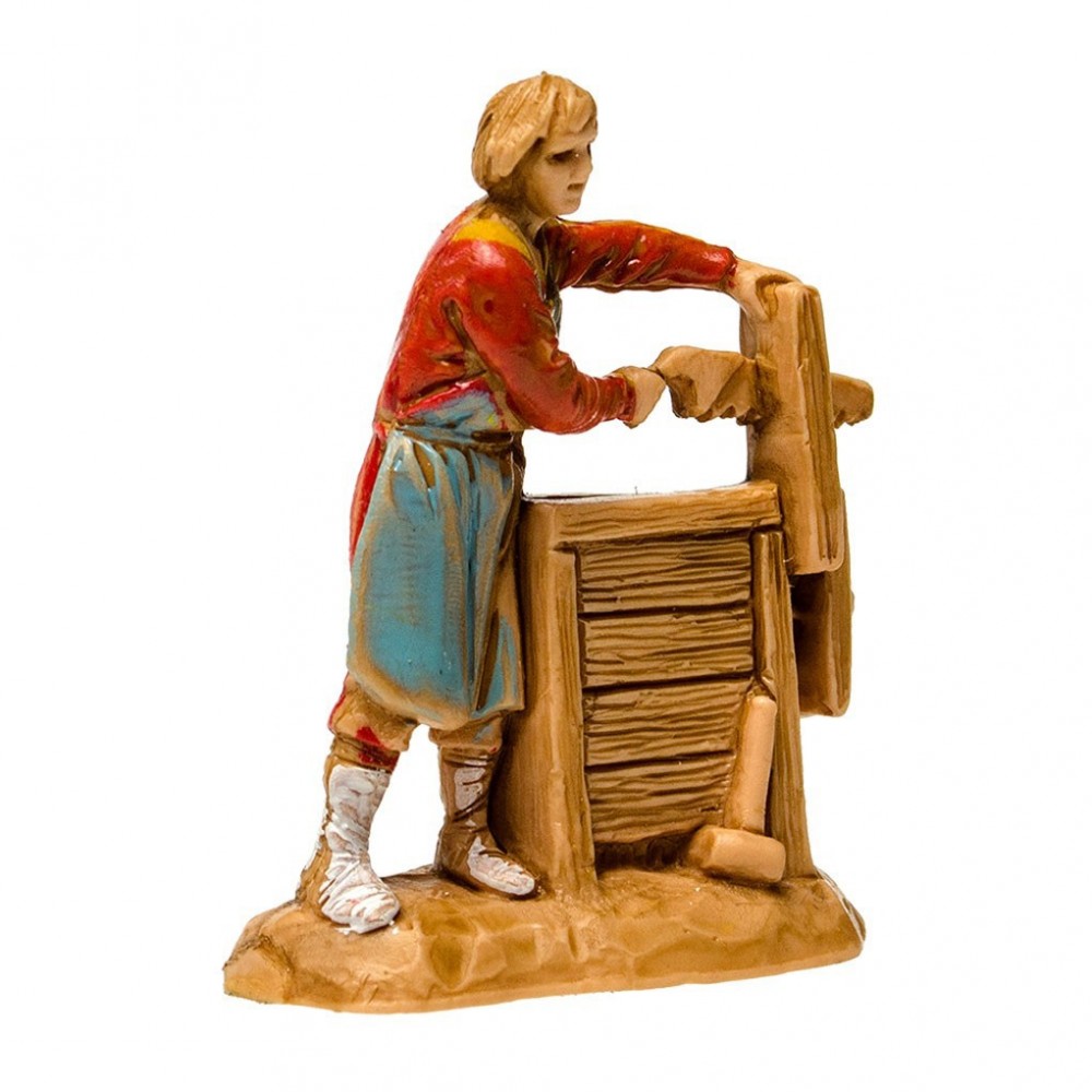 Pastore Statuina Falegname 3,5cm - immagine 2