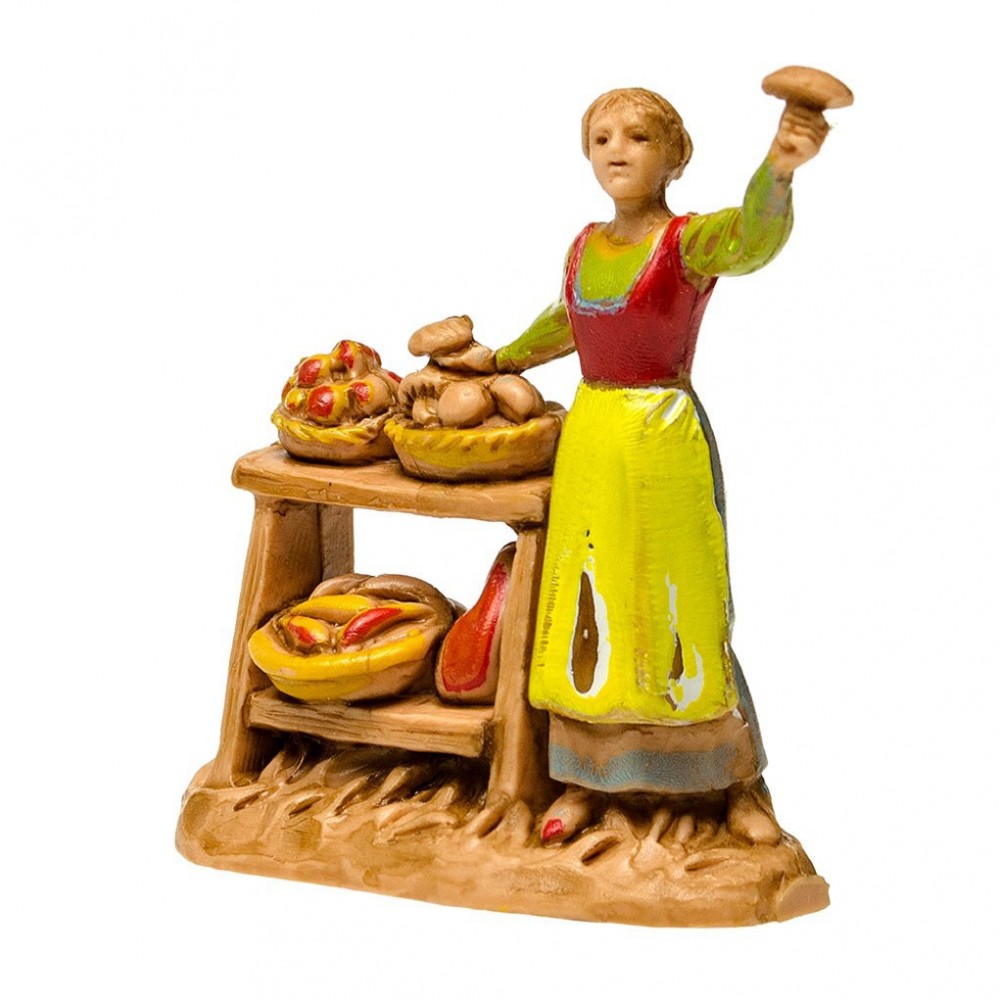 Pastore statuina Fruttivendola 3,5 cm - immagine 3
