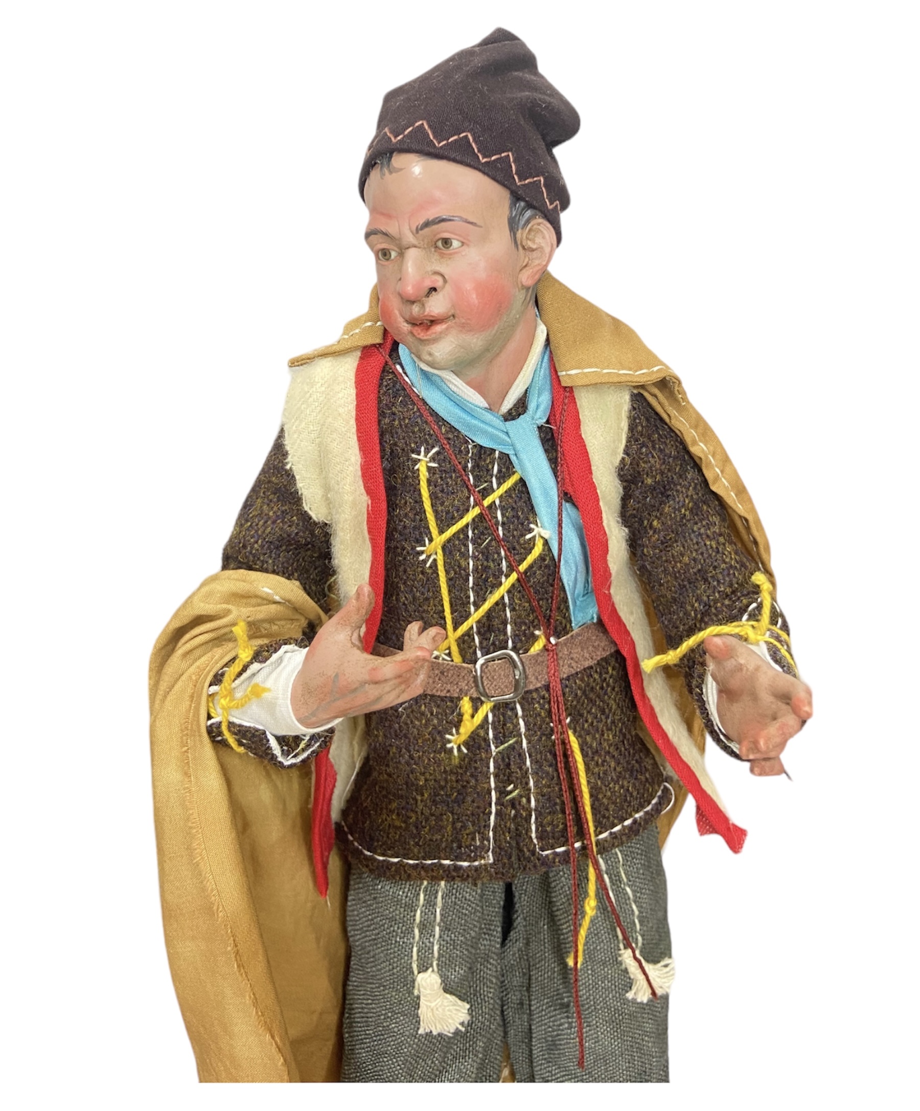 Pastori coppia di Zampognari da 32/35 cm - immagine 4