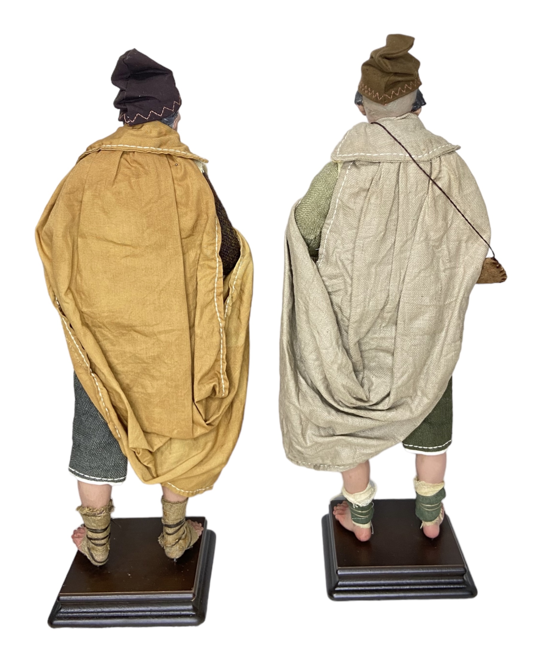 Pastori coppia di Zampognari da 32/35 cm - immagine 2