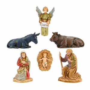 Pastori Statuina Natività 6 soggetti cm 3,5