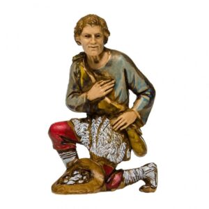 Pastore Statuina Inginocchiato 8 cm