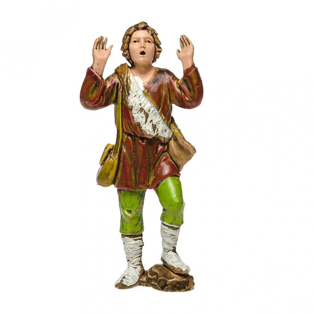 Pastore Statuina Meravigliato 8 cm