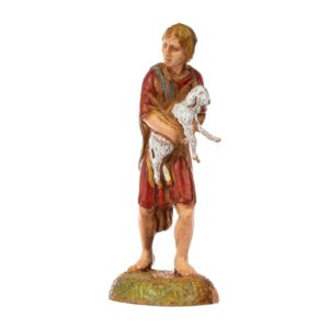Pastore Statuina Pastorello con Agnello 6 cm
