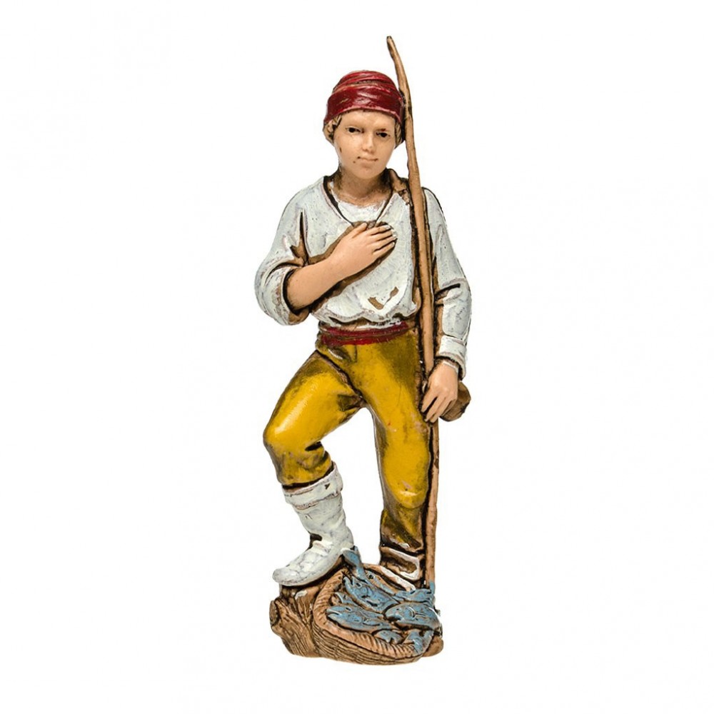 Pastore Statuina Pescatore 8 cm