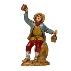 Pastore Statuina Ubriacone 6 cm