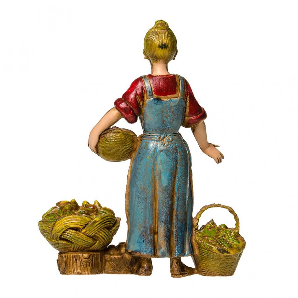 Fruttivendola con Cesti 10 cm Landi - immagine 4